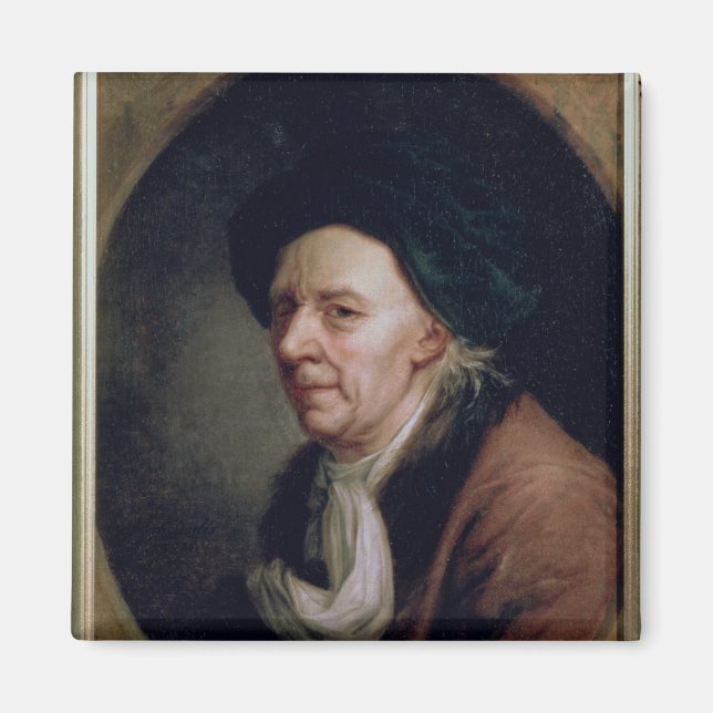 Portrait of the Mathematician Leonard Euler Magnet (Front)