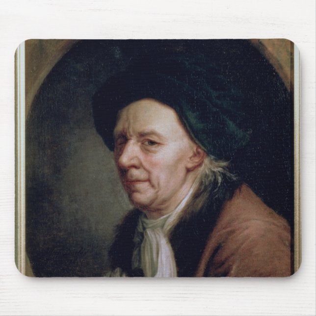 Portrait of the Mathematician Leonard Euler Mouse Pad (Front)