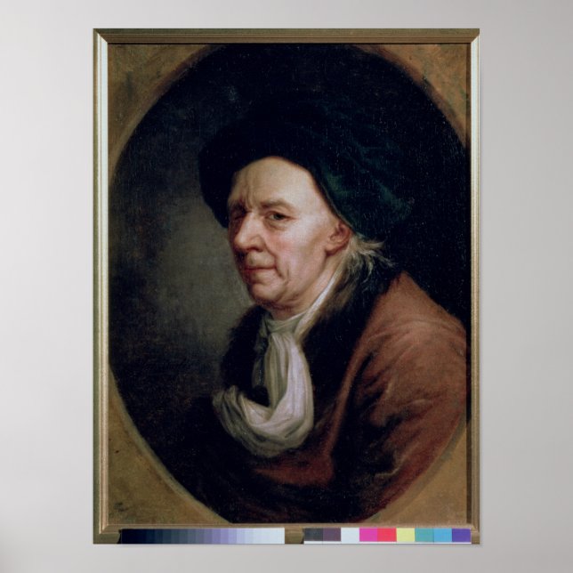 Portrait of the Mathematician Leonard Euler Poster (Front)
