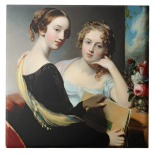 Portrait of the McEuen sisters, after 1823 Tile