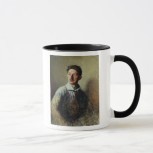 Portrait of the poet Sergey Gorodetsky 1909 Mug