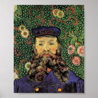 Portrait of the Postman Joseph Roulin by Van Gogh