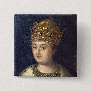 Portrait of the Regent Sophia, 1772 15 Cm Square Badge