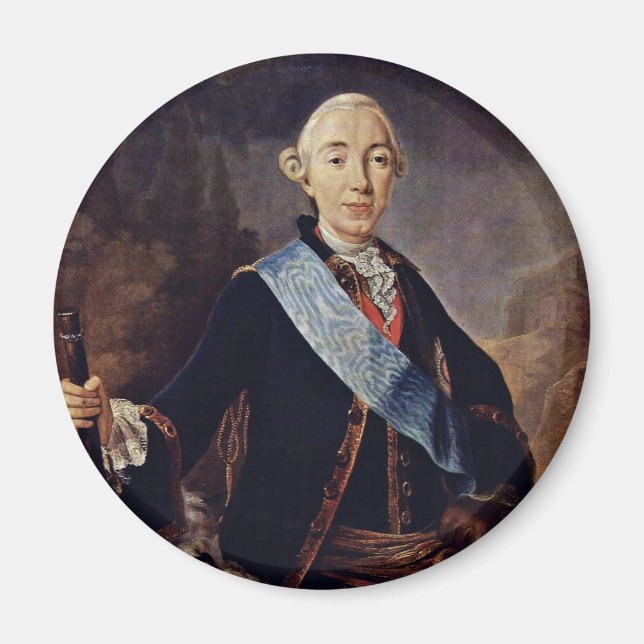 Portrait Of The Russian Emperor Peter Iii. By Pfan Magnet (Front)
