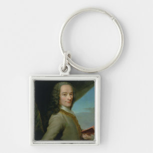 Portrait of the Young Voltaire Key Ring