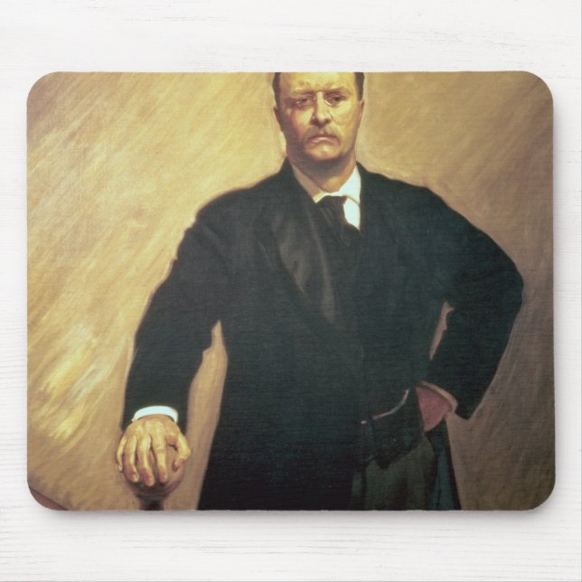 Portrait of Theodore Roosevelt Mouse Pad (Front)