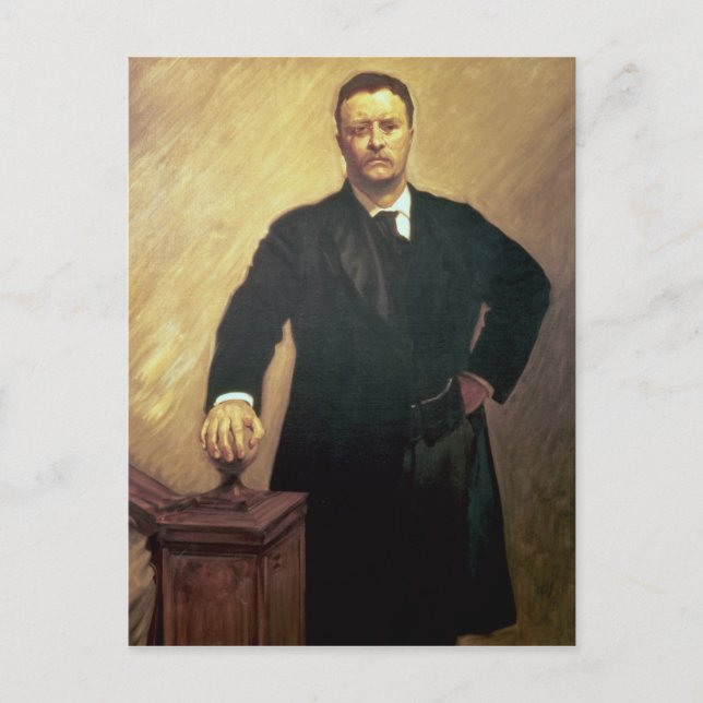 Portrait of Theodore Roosevelt Postcard (Front)