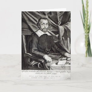 Portrait of Theophraste Renaudot  age 58, 1644 Card