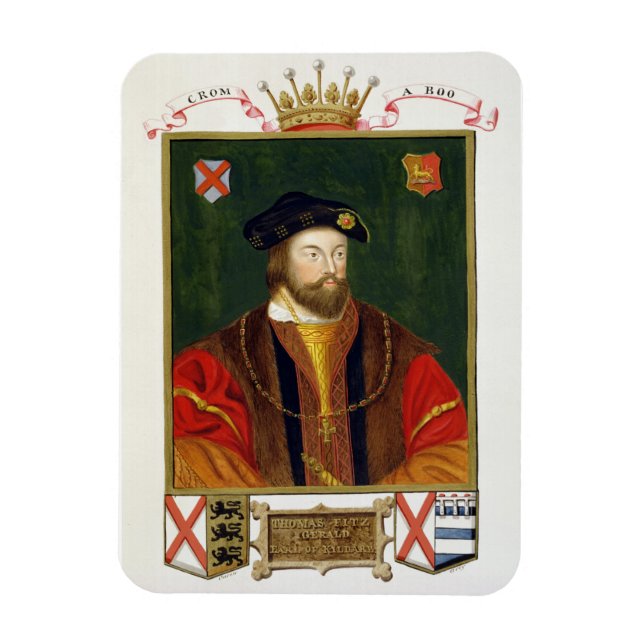 Portrait of Thomas Fitzgerald (1513-37) Lord Offal Magnet (Vertical)