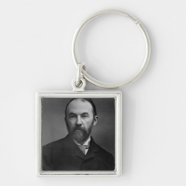 Portrait of Thomas Hardy Key Ring (Front)