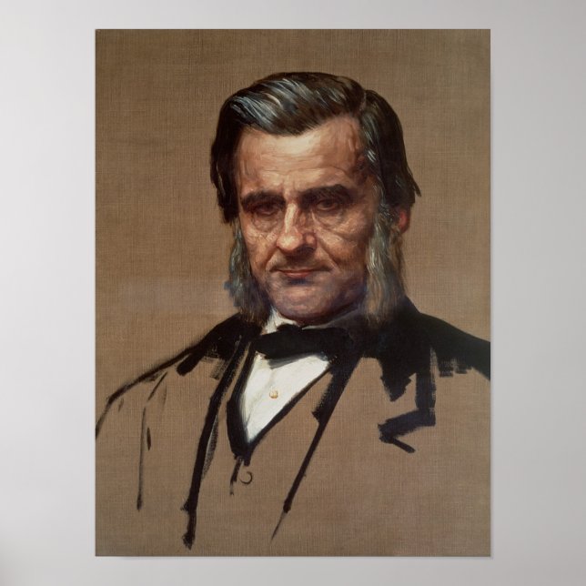 Portrait of Thomas Henry Huxley Poster (Front)