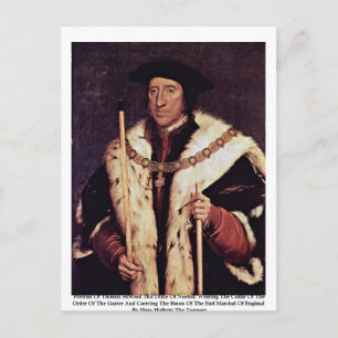 Portrait Of Thomas Howard 3Rd Duke Of Norfolk Postcard