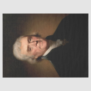 Portrait of Thomas Jefferson (by Rembrandt Peale) Tissue Paper