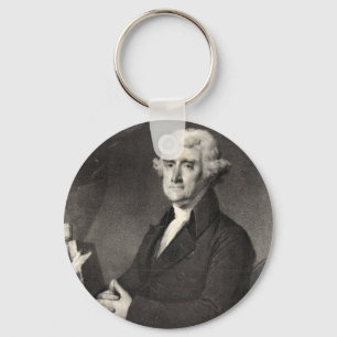 Portrait of Thomas Jefferson Key Ring