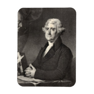 Portrait of Thomas Jefferson Magnet