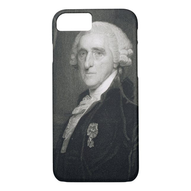 Portrait of Thomas McKean, engraved by Thomas B. W Case-Mate iPhone Case (Back)