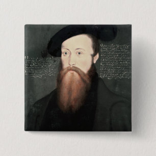 Portrait of Thomas Seymour Baron Seymour 15 Cm Square Badge