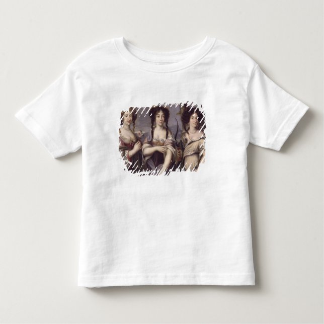 Portrait of three of nieces of Cardinal Toddler T-Shirt (Front)