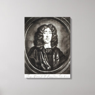 Portrait of Titus Oates engraved by R. Thompson Canvas Print