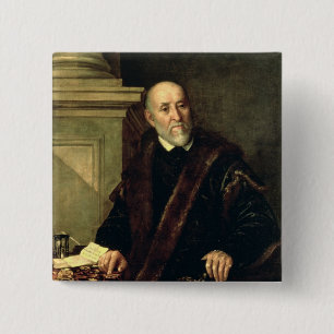 Portrait of Tommaso Giunta , 1563 15 Cm Square Badge