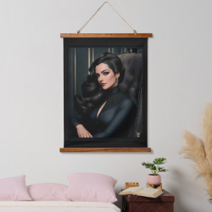 Portrait Of Tressa Straninski by Xzendor7 Hanging Tapestry