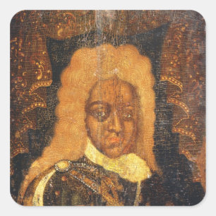 Portrait of Tsar Alexei I Square Sticker