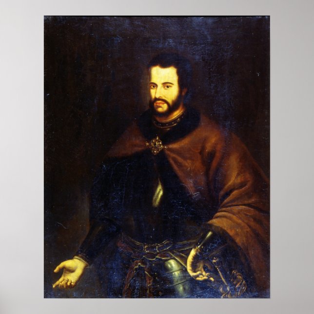 Portrait of Tsar Ivan the V Alexeyevich Poster (Front)