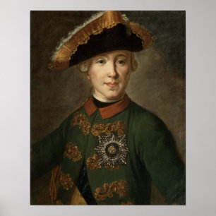 Portrait of Tsar Peter III Poster