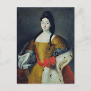 Portrait of Tsarevna Anna Petrovna, 1740s Postcard