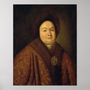 Portrait of Tsarina Evdokiya Feodorovna Poster