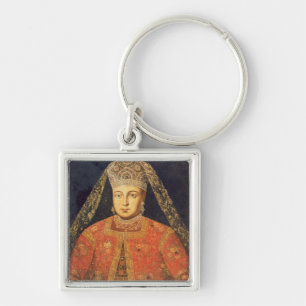 Portrait of Tsarina Marfa Matveyevna Key Ring