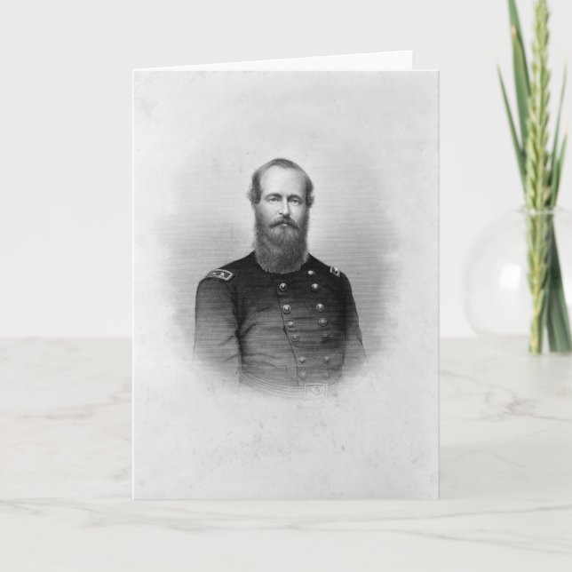 Portrait of Ulysses S. Grant greeting card (Front)