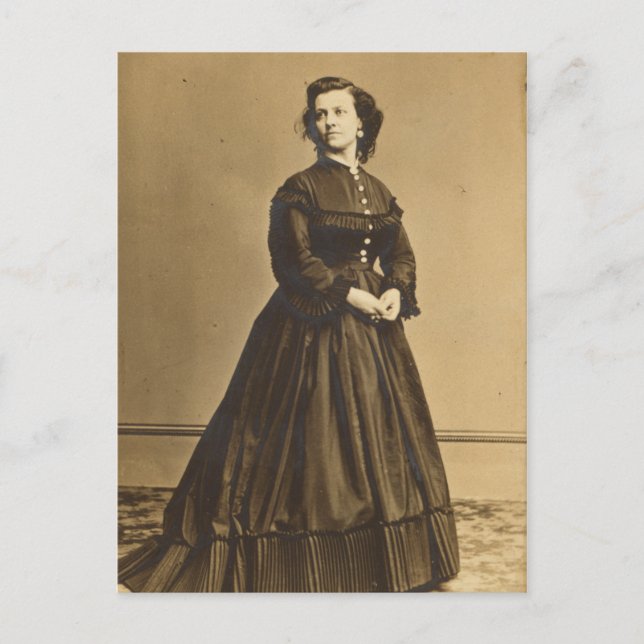 Portrait of Union Spy Pauline Cushman Postcard (Front)