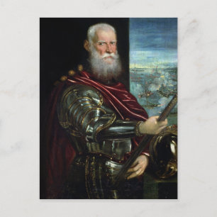 Portrait of  Vernier  Commander-in-Chief Postcard