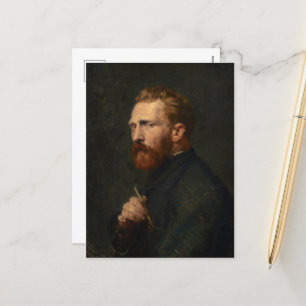 Portrait of Vincent van Gogh by John Peter Russell Holiday Postcard