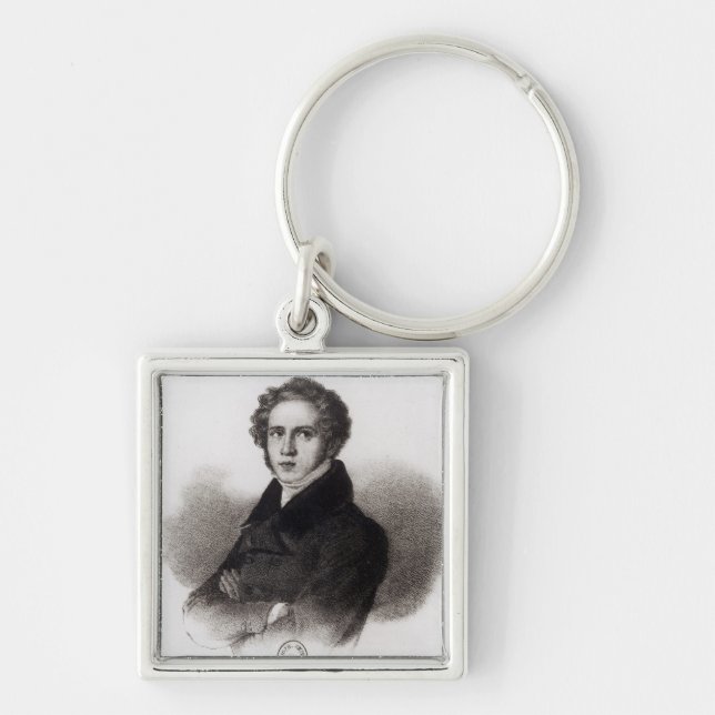 Portrait of Vincenzo Bellini Key Ring (Front)