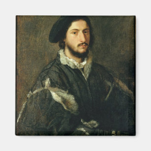 Portrait of Vincenzo Mosti (oil on canvas) Magnet