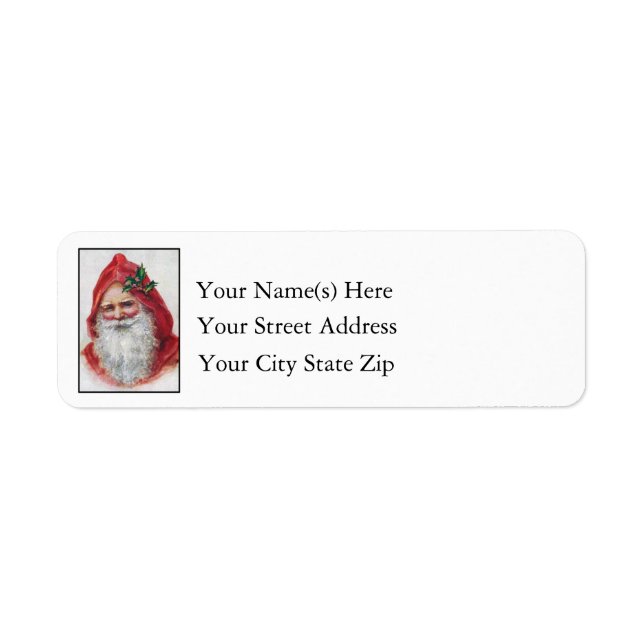 Portrait of Vintage Santa Claus Christmas (Front)