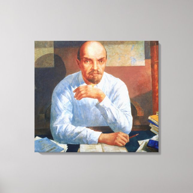 Portrait of Vladimir Ilyich Lenin , 1934 Canvas Print (Front)