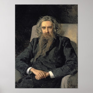 Portrait of Vladimir Sergeyevich Solovyov , 1895 Poster