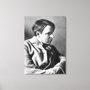 Portrait of W.B. Yeats Canvas Print