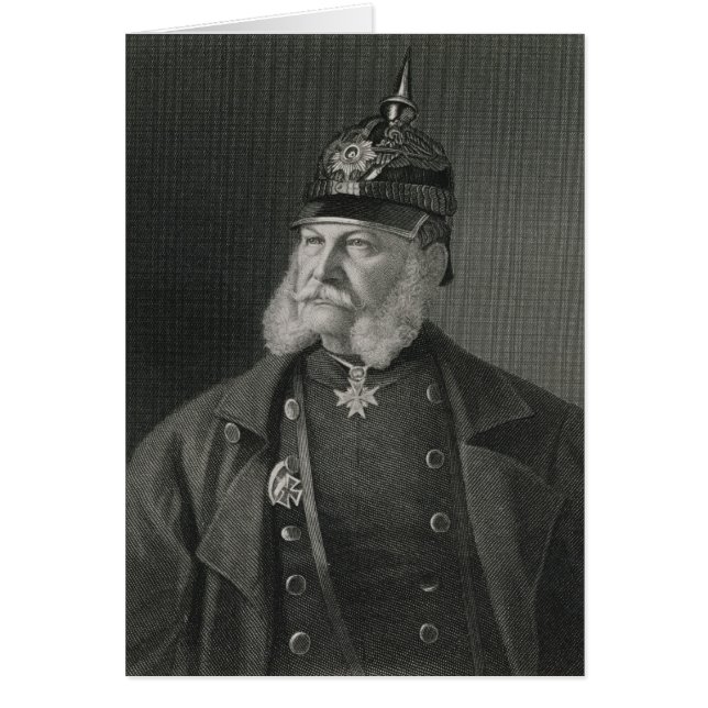 Portrait of William I  King of Prussia (Front)