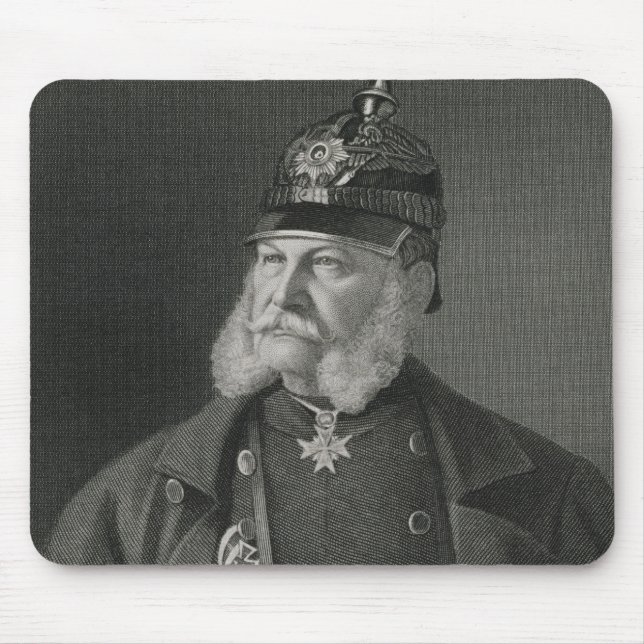 Portrait of William I  King of Prussia Mouse Pad (Front)