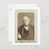 Portrait of William Makepeace Thackeray (1811-63) Postcard (Front/Back)