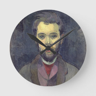Portrait of William Molard (1862-1936), Swedish (o Round Clock