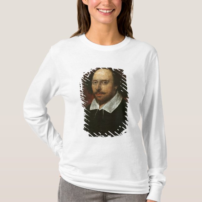 Portrait of William Shakespeare  c.1610 T-Shirt (Front)