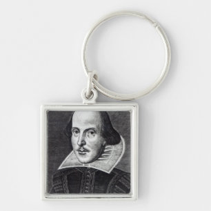 Portrait of William Shakespeare Key Ring