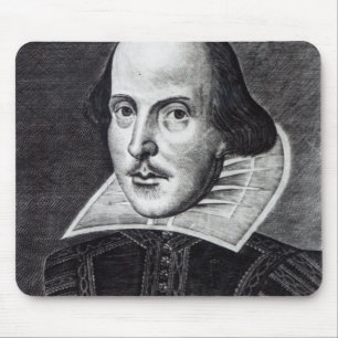 Portrait of William Shakespeare Mouse Pad