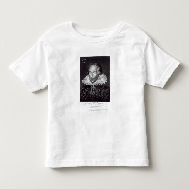 Portrait of William Shakespeare Toddler T-Shirt (Front)