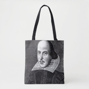Portrait of William Shakespeare Tote Bag
